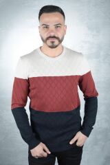 Erkek Bisiklet Yaka Triko Kazak 93101