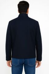 Erkek Uzun Kollu Yandan Cepli Şık ve Rahat  Kısa Ceket Kaşe Kaban  Pamuklu Renkli Astarlı 716