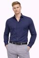 Slim Fit Rahat Kumaş Uzun Kollu  Erkek Gömlek  8952 LACİVERT LACİVERT - S