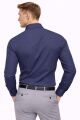 Slim Fit Rahat Kumaş Uzun Kollu  Erkek Gömlek  8952 LACİVERT LACİVERT - S