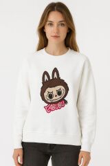 Bayan Labubu Desenli Sweat