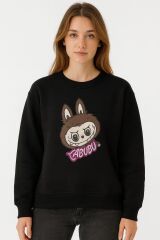 Bayan Labubu Desenli Sweat