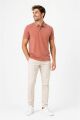 Erkek Polo Yaka Göğüs Baskılı Cupra Tişört 23-10454 KİREMİT KİREMİT - XXL