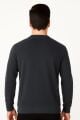 Erkek Baskılı Sweatshirt Bisiklet Yaka Uzun Kollu Dışı Polar Pamuk Karışımlı Regular Kesim 673 LACİVERT LACİVERT - L