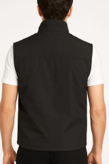 Su İticili Kumaş Yelek Yandan Cepli Düğme ve Fermuarlı Kapanışlı Yelek 94088