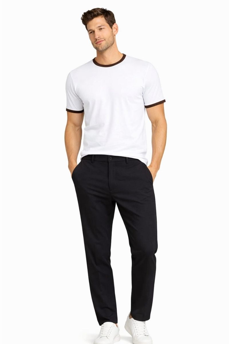 Regular Fit Pike Chino Erkek Pantolon 84 SİYAH SİYAH - 34