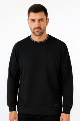 Uzun Kollu Bisiklet Yaka Sweatshirt