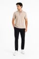 Erkek Polo Yaka Tişört % 100 Pamuk 5404 TAŞ TAŞ - M