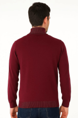 Yarım Balıkçı Yaka Uzun Kol Düz Desen 93041