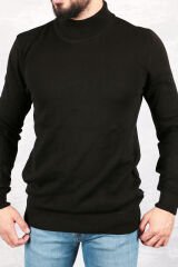 Yarım Balıkçı Yaka Uzun Kol Düz Desen 93041