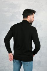 Yarım Balıkçı Yaka Uzun Kol Düz Desen 93041