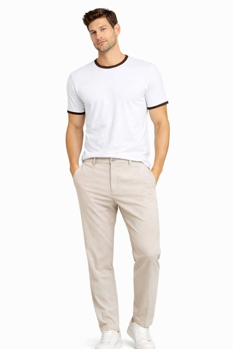 Yandan ve Arkadan Cepli Erkek Jogger Pantolon 70083 BEJ