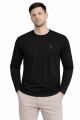 Bisiklet Yaka Uzun Kollu Erkek Sweatshirt 671 SİYAH