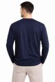 Bisiklet Yaka Uzun Kollu Erkek Sweatshirt 671 LACİVERT LACİVERT - M