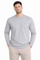 Bisiklet Yaka Uzun Kollu Erkek Sweatshirt 671 GRİ