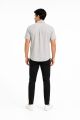 Erkek Gömlek Kısa Kollu Merserize  4680 GRİ GRİ - M