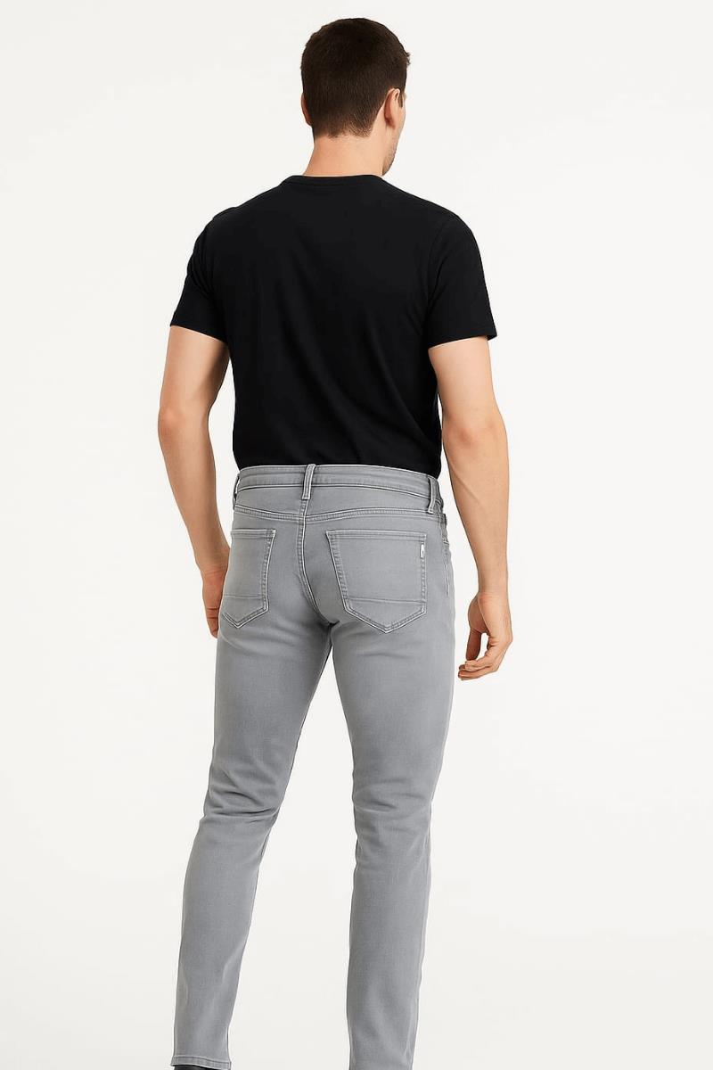 Erkek Klasik Cepli Slim Fit Pamuklu Yüksek Bel  Kot Pantolon Dıego