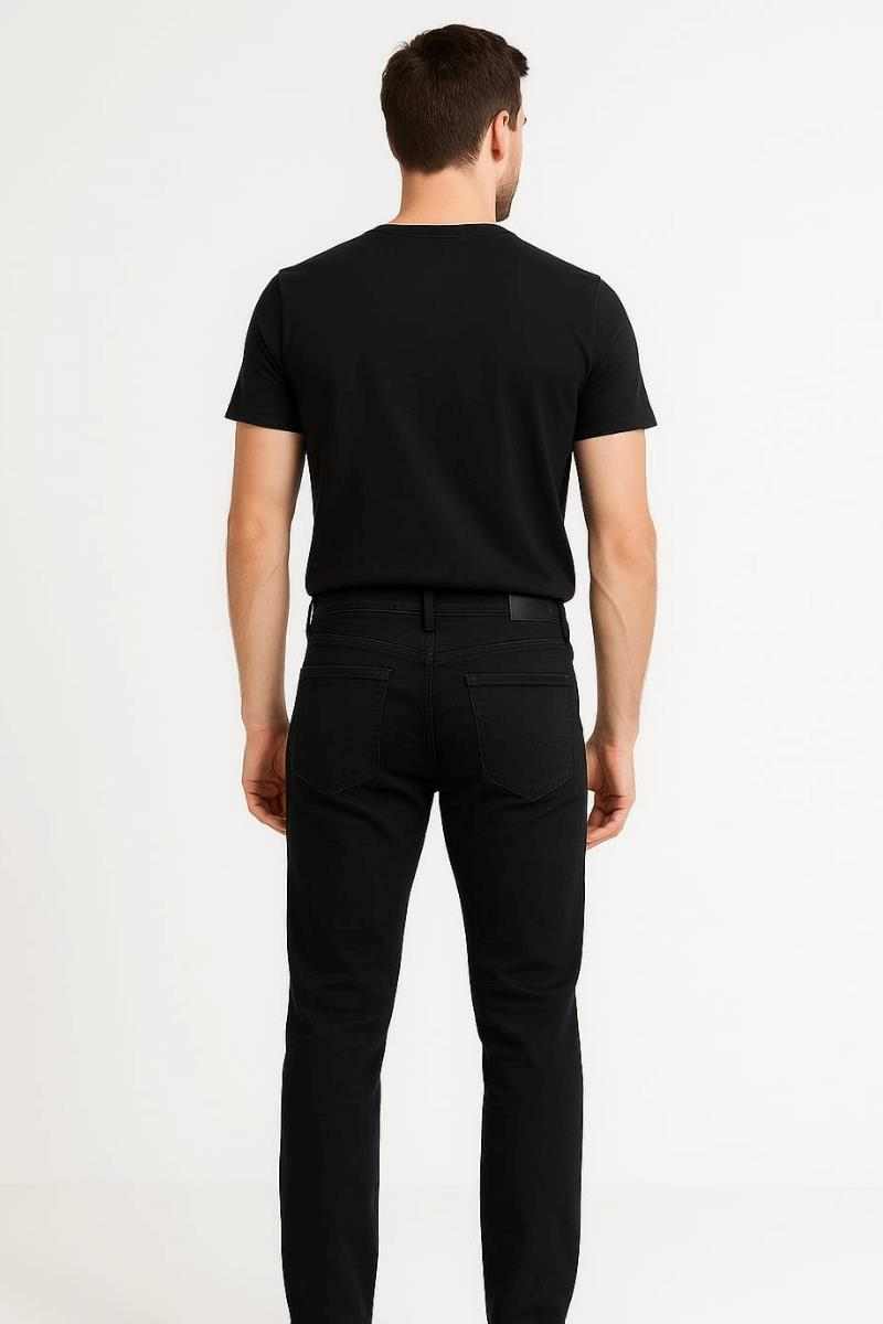 Erkek Klasik Cepli Slim Fit Pamuklu Yüksek Bel  Kot Pantolon Dıego 339ord79