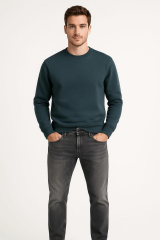 Erkek Klasik Cepli Slim Fit Pamuklu Yüksek Bel  Kot Pantolon Dıego 33979