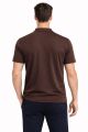Oysho Regular Fit Polo Yaka Yarım Fermuarlı Kısa Kollu  Tişört 95314 KAHVERENGİ