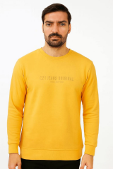 C21 Önü yazılı Pamuk Karışımından Üretilmiş İçi yumuşak Erkek Sweatshirt 2711