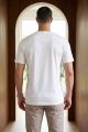 Bisiklet Yakkalı Kısa Kollu Erkek Sade Tshirt 4895 BEYAZ BEYAZ - XXL