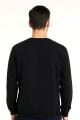 Uzun Kollu Hafif Kumaşlı Bisiklet Yaka  Regular Kesim Erkek Sweatshirt 757 SİYAH