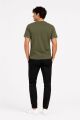 Erkek Bisiklet Yaka Basic Tişört 21-10382 HAKİ HAKİ - L