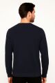 Bisiklet Yaka Uzun Kollu Viskon Karışımlı Regular Kesim Erkek Sweatshirt 746 LACİVERT