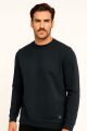 Bisiklet Yaka Uzun Kollu Viskon Karışımlı Regular Kesim Erkek Sweatshirt 746 LACİVERT LACİVERT - M