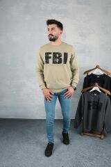Bisiklet Yaka Pamuk Karışımından Üretilmiş  Ribanalı İçi Yumuşak Sweatshirt 5311