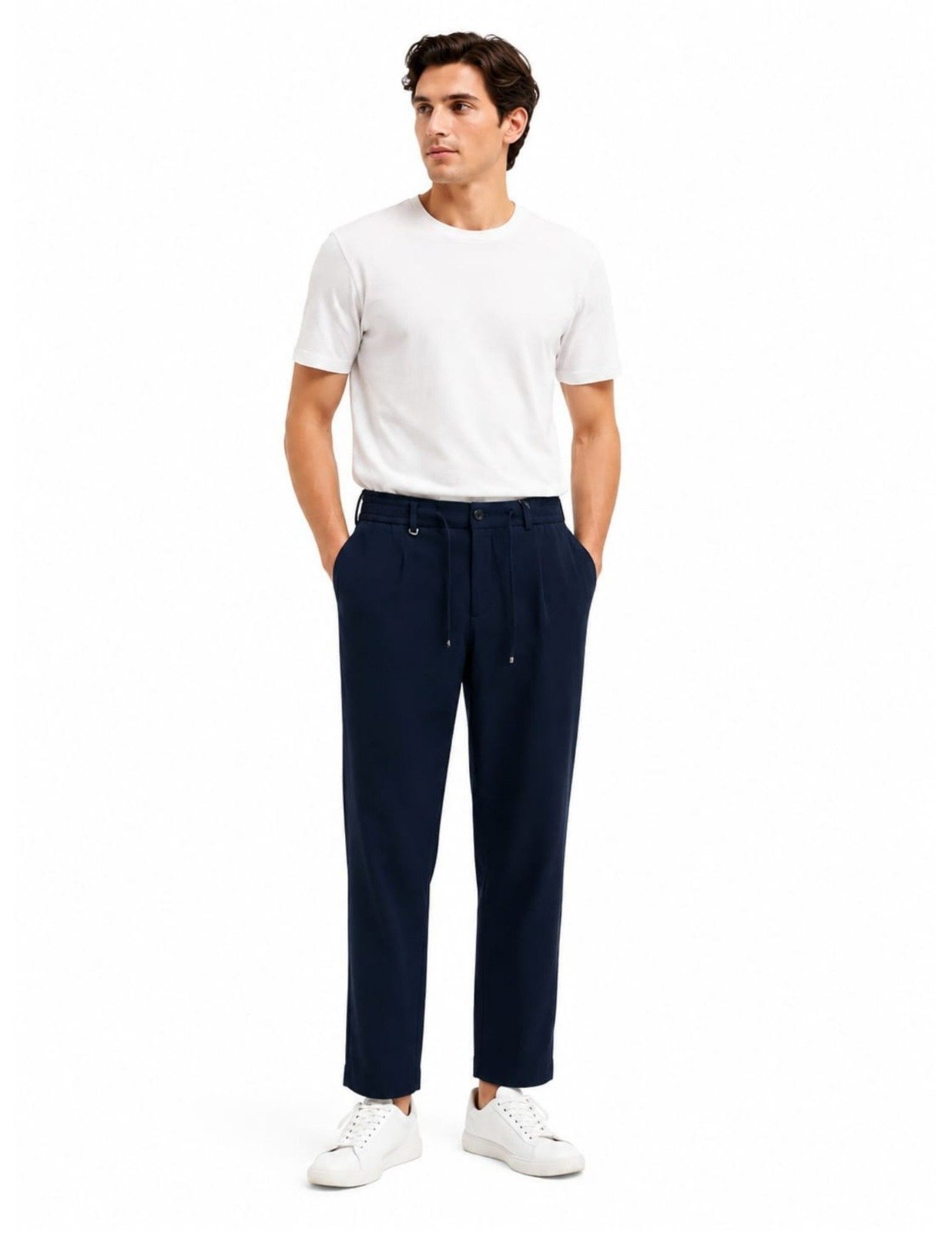 Yandan ve Arkadan Cepli Erkek Jogger Pantolon 70083 LACİVERT