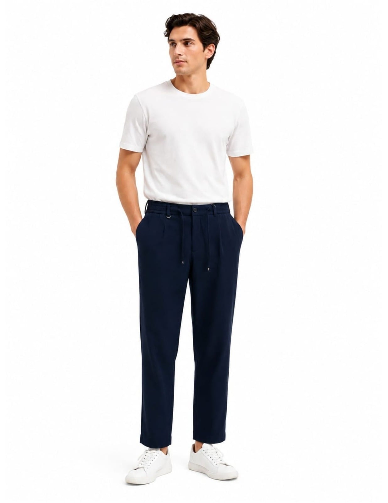 Yandan ve Arkadan Cepli Erkek Jogger Pantolon 70083 LACİVERT