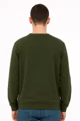 Uzun Kollu Hafif Kumaşlı Bisiklet Yaka Sweatshirt 757