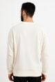 Bisiklet Yaka Uzun Kollu Viskon Karışımlı Regular Kesim Erkek Sweatshirt 95256-27 BEYAZ BEYAZ - XXL