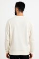 Bisiklet Yaka Uzun Kollu Viskon Karışımlı Regular Kesim Erkek Sweatshirt 95256-27 BEYAZ BEYAZ - M