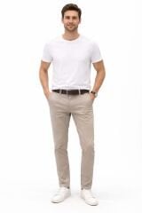 Chino Keten Erkek Pantolon Yazlık Rahat Kesim, Nefes Alabilir Şık Tasarım 1130 GRİ
