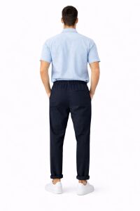 Yandan Cepli İp Detaylı Erkek Jogger Pantolon 1138 LACİVERT LACİVERT - M