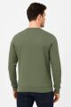 Bisiklet Yaka Uzun Kollu Çizgi Detaylı Pamuklu Regular Kesim Erkek Sweatshirt 736 HAKİ HAKİ - XXL