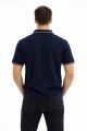 Polo Yaka Penye Erkek Tişört 95301 SİYAH SİYAH - XXL
