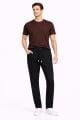 Yandan Cepli İp Detaylı Erkek Jogger Pantolon  1129 SİYAH