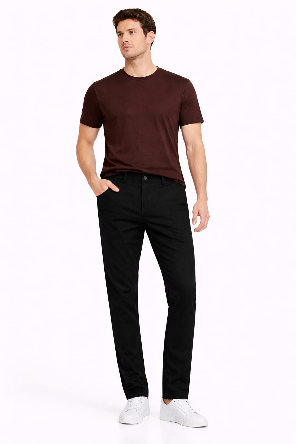 Yandan Cepli İp Detaylı  Erkek Jogger Pantolon 7930 SİYAH SİYAH - L