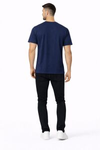 Erkek Basic Tişört Bisiklet Yaka Rahat Oversize  95123 LACİVERT LACİVERT - XL