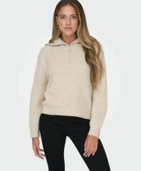 Fermuarlı Balıkçı Yaka Kazak 7032