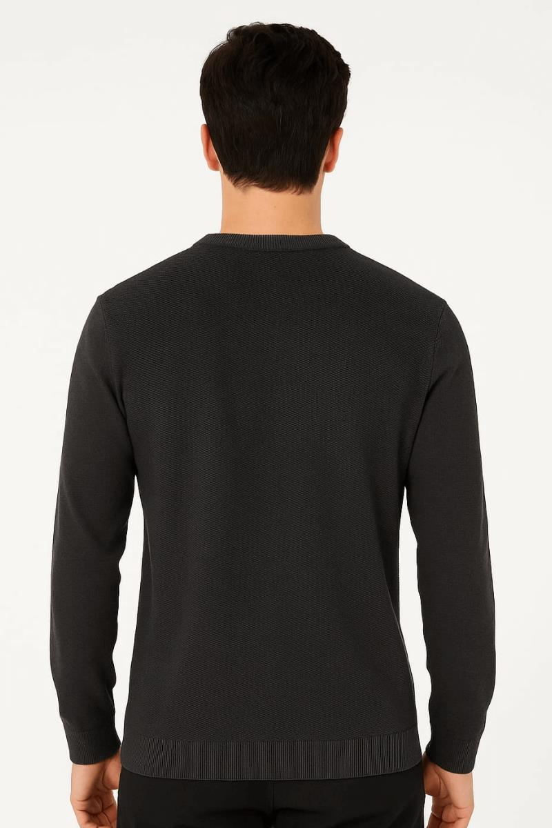 Bisiklet Yaka Erkek Triko Kazak 93105