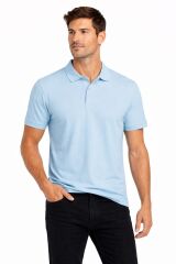 Basic Polo Yaka Erkek Tişört – Şık, Rahat ve Günlük Kombinlerin Vazgeçilmezi B.MAVİ