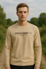 Bisiklet Yaka Erkek Sweatshirt Uzun Kollu 51664