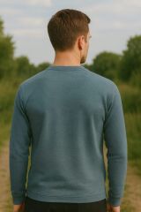 Bisiklet Yaka Erkek Sweatshirt Uzun Kollu 51664